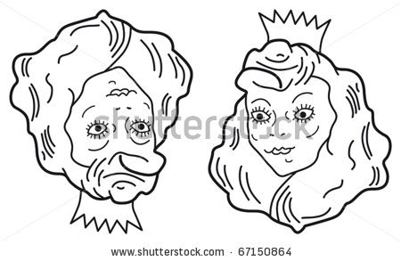 stock-vector-optical-illusion-young-beautiful-princess-or-old-ugly-woman-vector-illustration-67150864